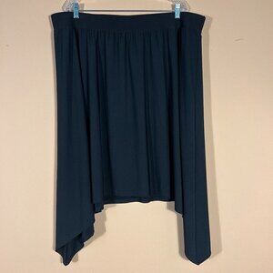Lane Bryant Asymmetrical Black Skirt